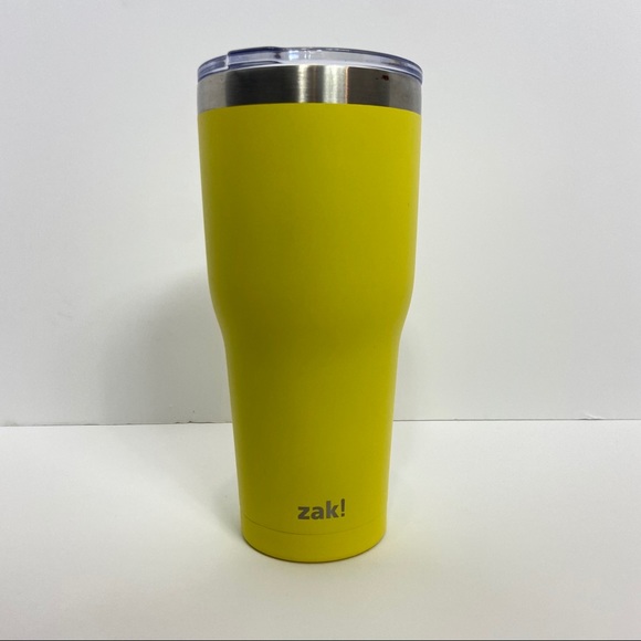 Zaki Tumbler Mug Refillable Insulated Yellow Large - Picture 2 of 9